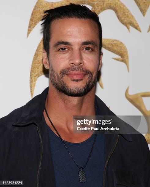 Actor Matt Cadeno attends the music video premiere party for Anthony Bless at The Peppermint Club on September 14, 2022 in Los Angeles, California.