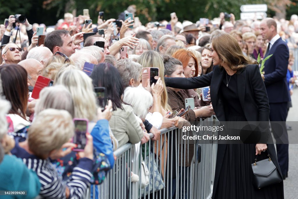 The Prince And Princess Of Wales Visit Sandringham