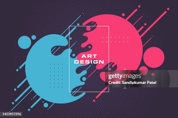 stockillustraties, clipart, cartoons en iconen met modern background with abstract elements and dynamic shapes. - image effect