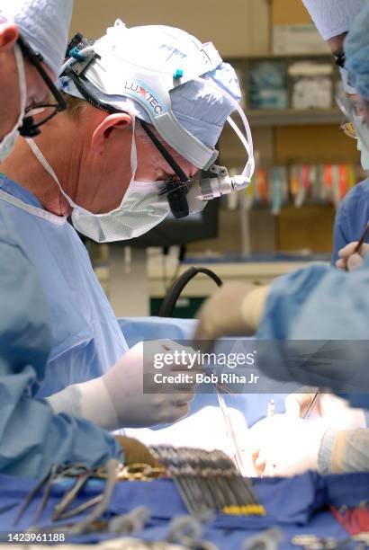 Childrens Hospital Los Angeles, World-renowned heart surgeon Dr. Vaughn Starnes performs open-heart surgery on 9-year-old Davik Teng, from Cambodia...