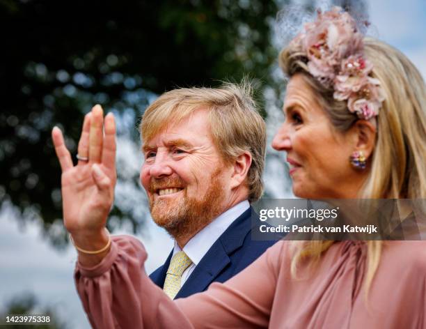 King Willem-Alexander of The Netherlands and Queen Maxima visit project Children Makes Music at Automotive Campus during the King and Queen's visit...