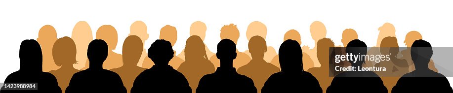 Spectators Silhouette High-Res Vector Graphic - Getty Images