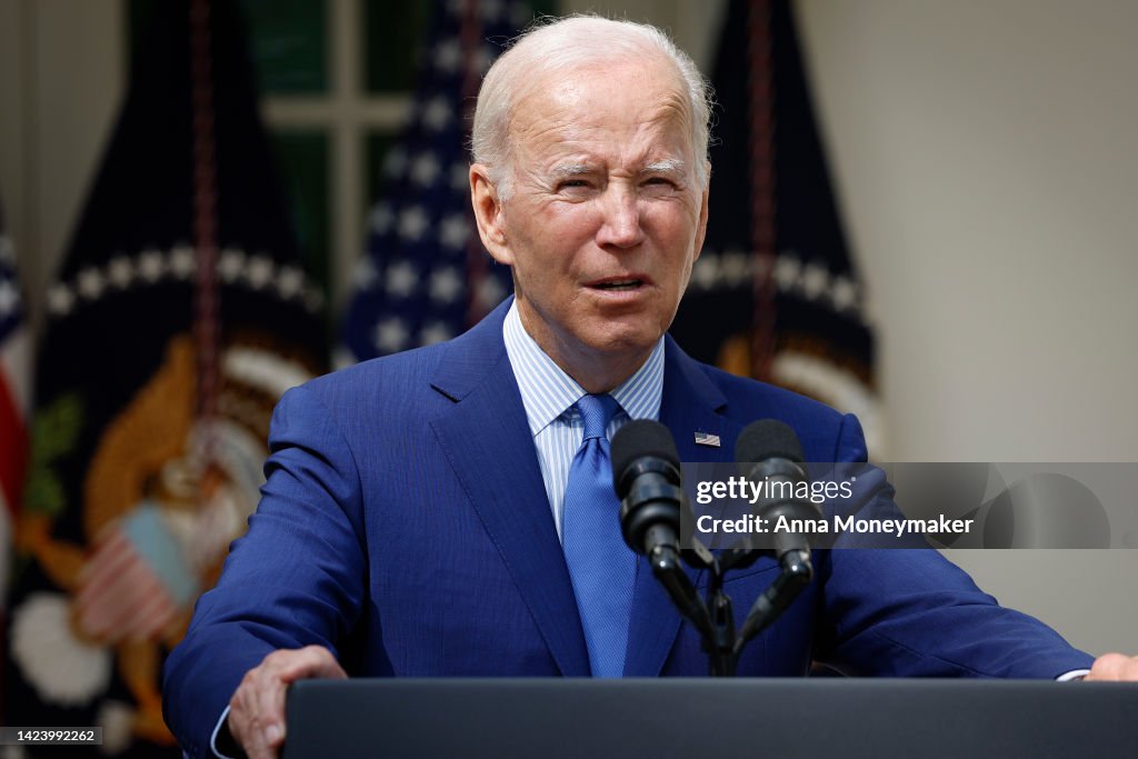 President Biden Speaks On The Railway Labor Agreement In The Rose Garden