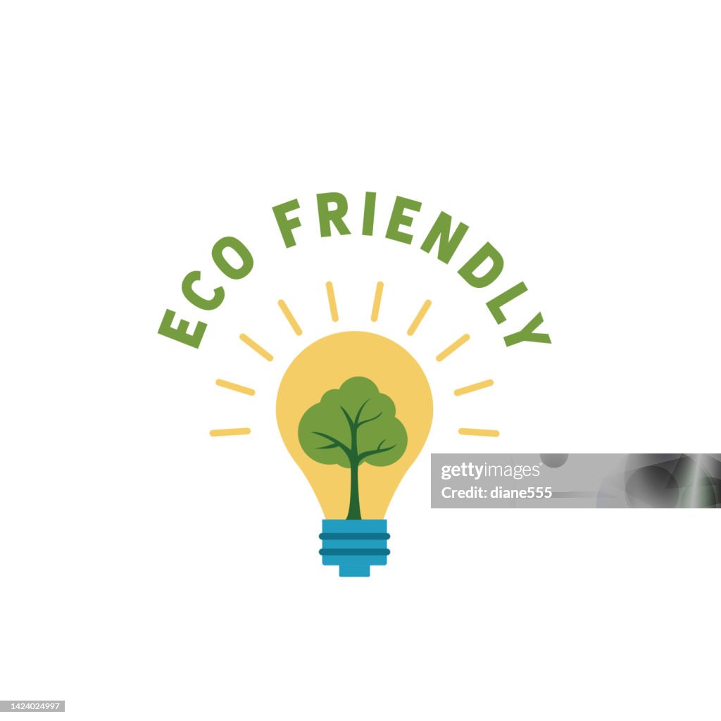 Light Bulb Environment Icon Badges Or Labels On A Transparent Background
