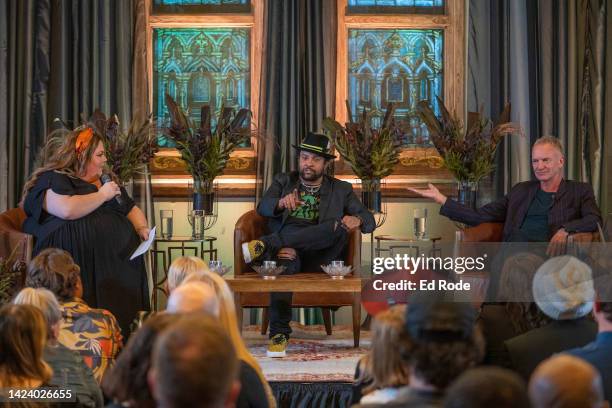 Actress/singer Chrissy Metz, two-time GRAMMY Award winner Shaggy and 17-time GRAMMY Award winner Sting at the Recording Academy Nashville Chapter Up...