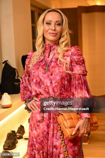 Cora Schumacher attends the grand opening of new Apropos store on September 15, 2022 in Rottach-Egern, Germany.