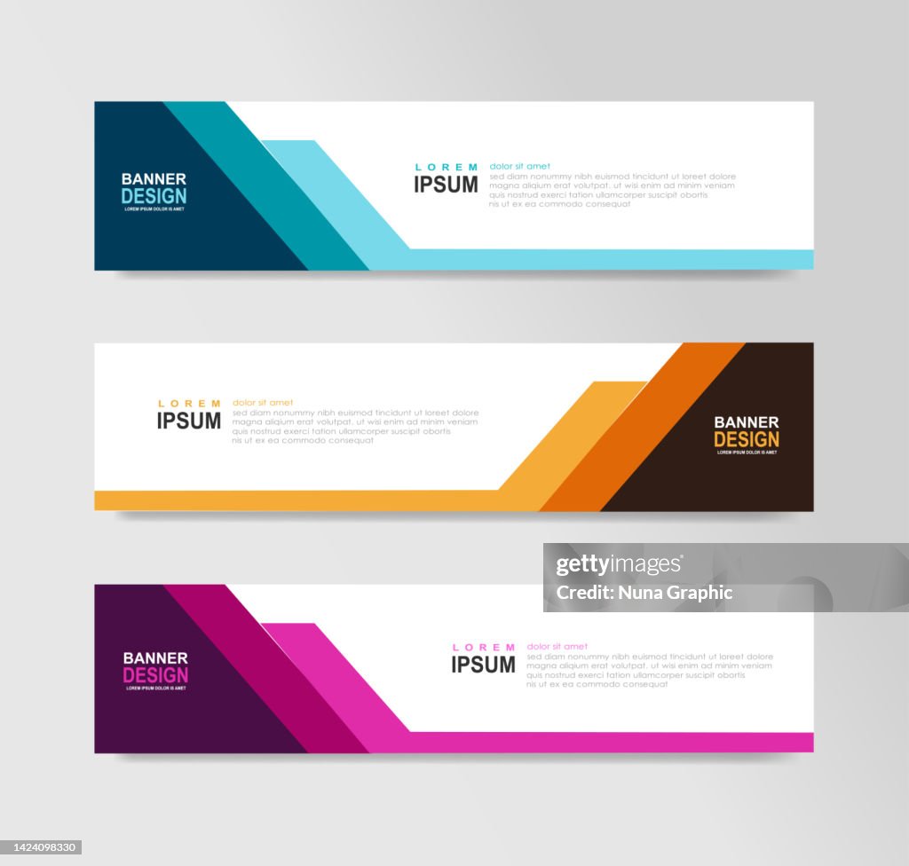 Vector Abstract Banner High-Res Vector Graphic - Getty Images