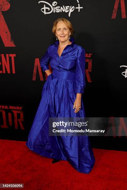 Fiona Shaw attends Disney+ hosts special launch of new series "Andor" on September 15, 2022 in Los Angeles, California.