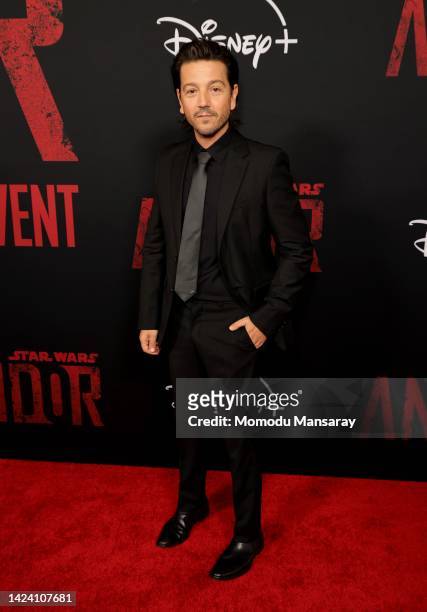 Diego Luna attends Disney+ hosts special launch of new series "Andor" on September 15, 2022 in Los Angeles, California.