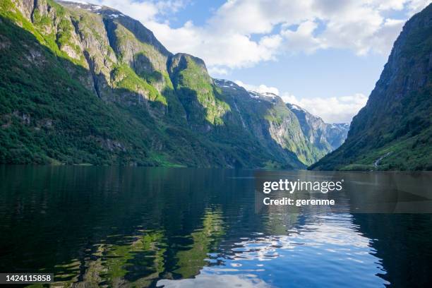 fjord in norway - bergen norway stock pictures, royalty-free photos & images