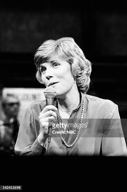 Episode 16 -- Pictured: Musical guest Anne Murray performs on April 12, 1980 --