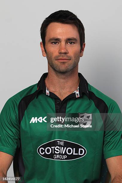 Ben Scott of Worcester during the Worcester County Cricket Club photocall at New Road on April 4, 2012 in Worcester, England.