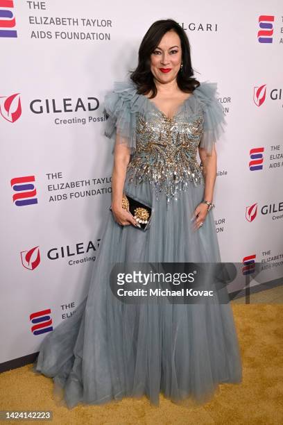 Jennifer Tilly attends The Elizabeth Taylor Ball To End AIDS on September 15, 2022 in West Hollywood, California.