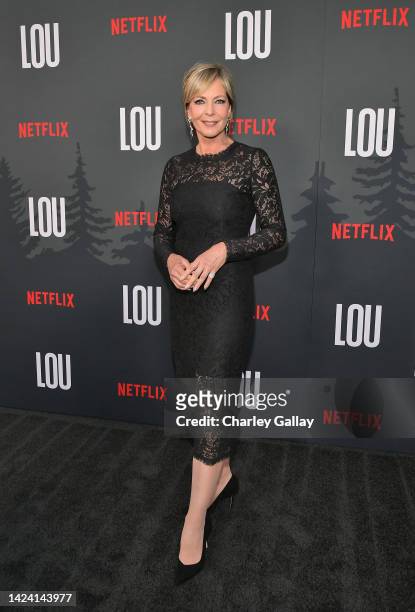 Allison Janney attends Netflix's Los Angeles special screening of "Lou" at TUDUM Theater on September 15, 2022 in Hollywood, California.