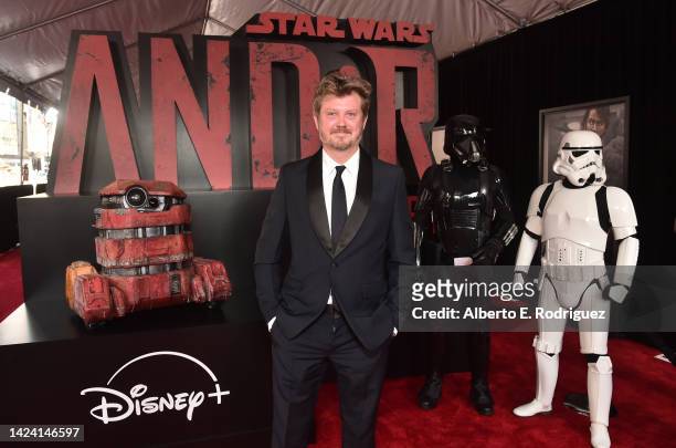 Beau Willimon arrives at the special 3-episode launch event for Lucasfilm's original series Andor at the El Capitan Theatre in Hollywood, California...