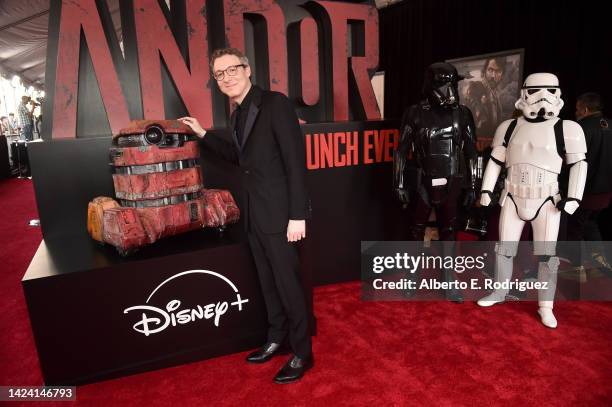 Nicholas Britell arrives at the special 3-episode launch event for Lucasfilm's original series Andor at the El Capitan Theatre in Hollywood,...