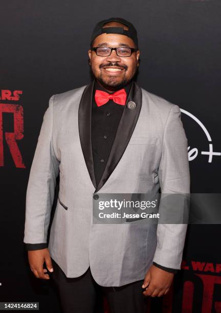 Joshua Johnson arrives at the special 3-episode launch event for Lucasfilm's original series Andor at the El Capitan Theatre in Hollywood, California...