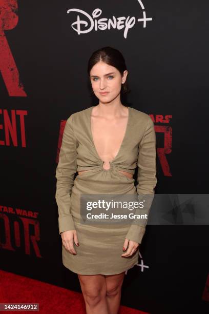 Christina Kartchner arrives at the special 3-episode launch event for Lucasfilm's original series Andor at the El Capitan Theatre in Hollywood,...