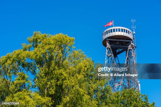 aalborg tower in aalborg denmark - aalborg fotografías e imágenes de stock