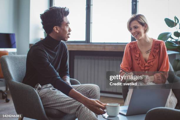 meeting with book publisher - publisher stock pictures, royalty-free photos & images