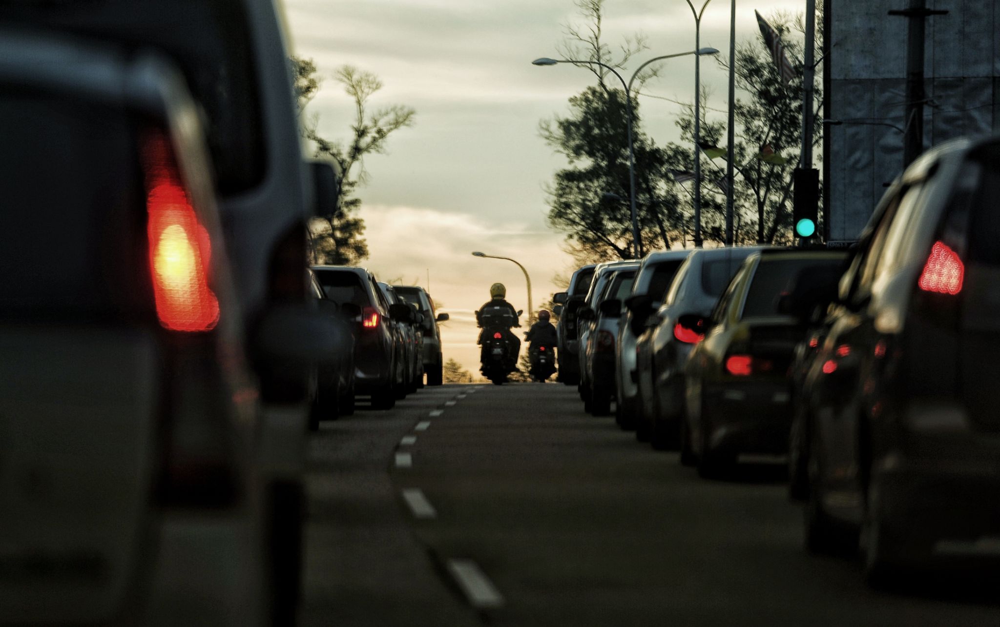motorbike traffic