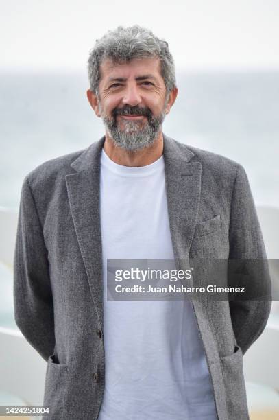 Director Alberto Rodriguez attends “Modelo 77” photocall during 70th San Sebastian Film Festival at Kursaal, San Sebastian on September 16, 2022 in...