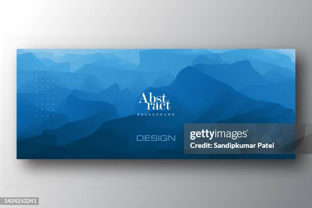 abstract background with dynamic effect. nature background. - abstract mountain range stock illustrations