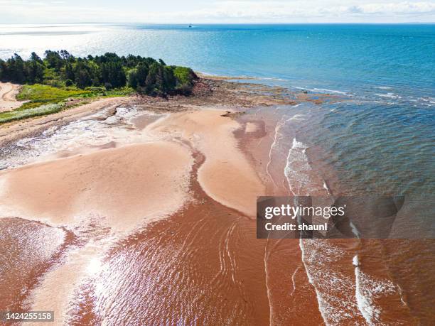 prince edward island coast - prince edward island stock pictures, royalty-free photos & images