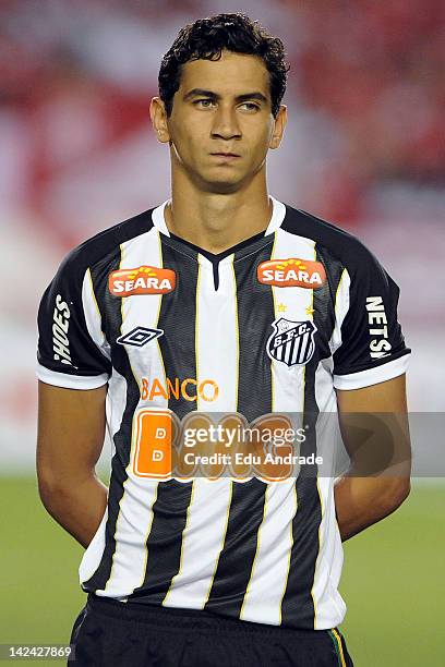 Paulo Henrique Ganso of Santos during a match between Internacional and Santos at Beira Rio stadium as part of the Copa Libertadores 2012 on April...