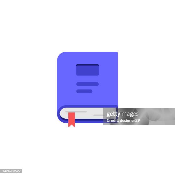 book icon flat design. - vocabulary stock illustrations