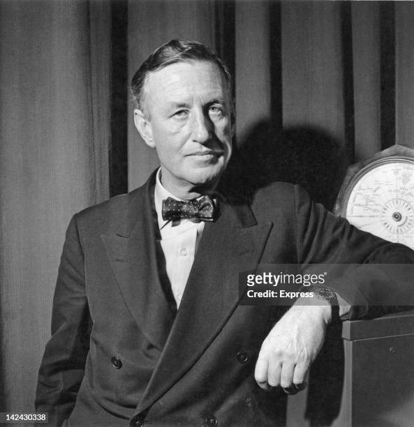 British author Ian Fleming , creator of the James Bond series of spy novels, 24th March 1958.