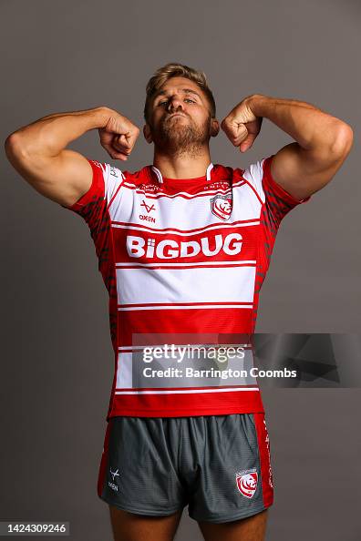 George Harris Rugby Chris Harris poses for a portrait during the Gloucester Rugby squad ...