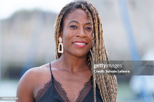 Jessy Ugolin attends the "Cassandre" photocall during the La Rochelle Fiction Festival - Day Four on September 16, 2022 in La Rochelle, France.