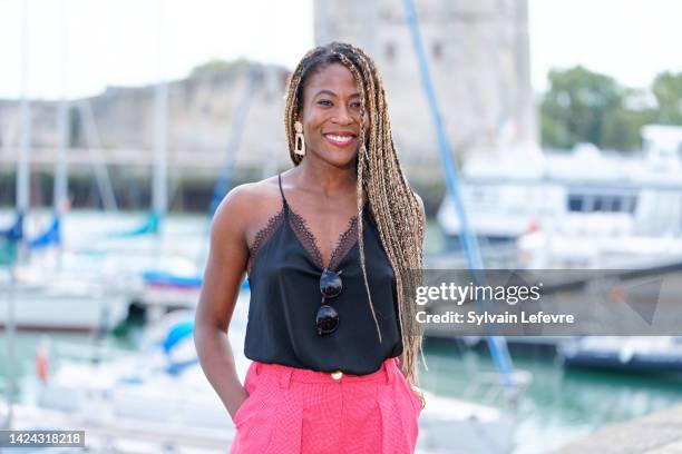 Jessy Ugolin attends the "Cassandre" photocall during the La Rochelle Fiction Festival - Day Four on September 16, 2022 in La Rochelle, France.