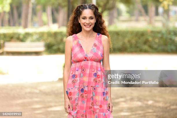 Italian actress Simona Cavallari attends the photocall of the mediaset TV series Viola come il mare at the cinema house of Villa Borghese. Rome ,...