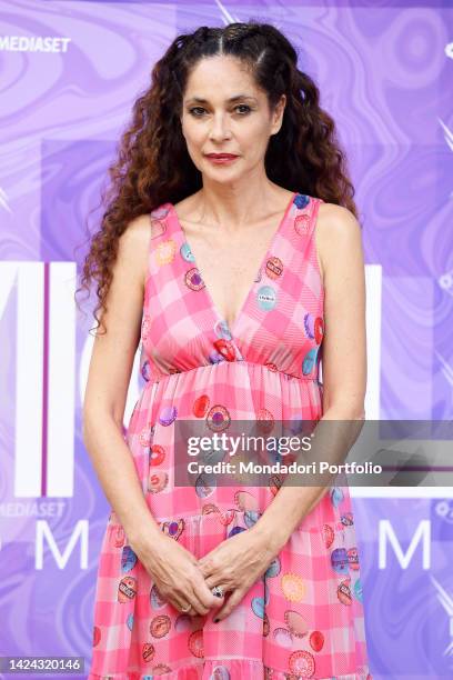 Italian actress Simona Cavallari attends the photocall of the mediaset TV series Viola come il mare at the cinema house of Villa Borghese. Rome ,...