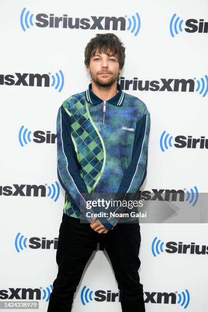 Louis Tomlinson visits the SiriusXM Studios on September 16, 2022 in New York City.