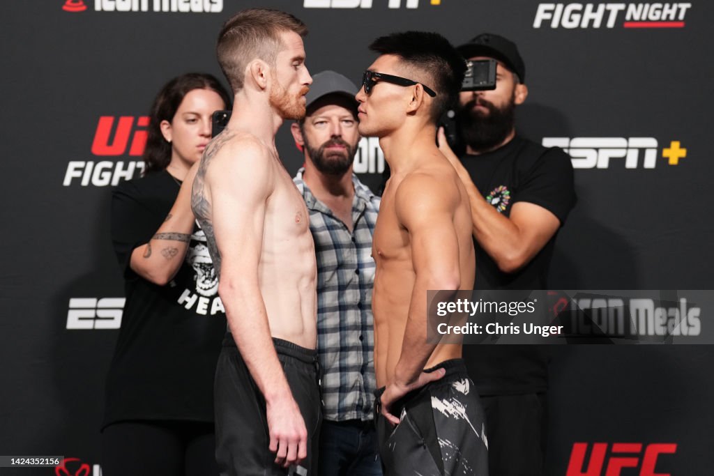 UFC Fight Night: Sandhagen vs Song Weigh-in
