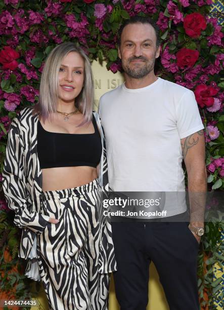 Sharna Burgess and Brian Austin Green attend Fashion Island's StyleWeekOC In Partnership With SIMPLY – Day One at Fashion Island on September 16,...