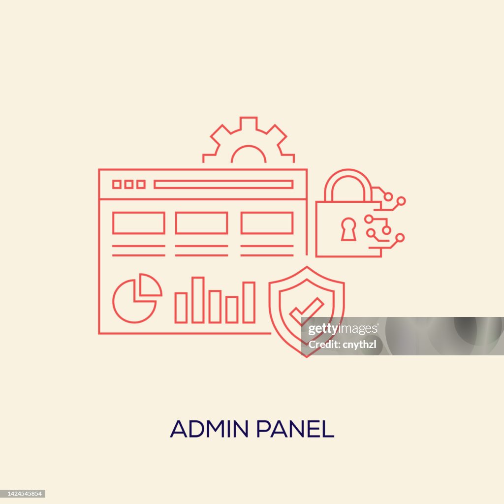 Admin Panel Related Vector Conceptual Illustration High-Res Vector ...
