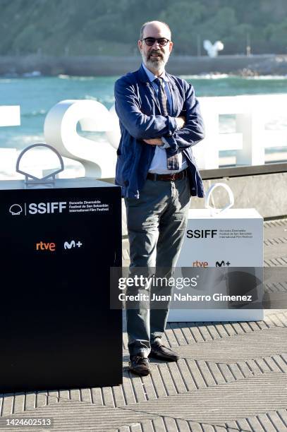 Jaime Rosales attends "Girasoles Silvestres/ Wild Flowers" photocall during 70th San Sebastian International Film Festival at Kursaal, San Sebastian...