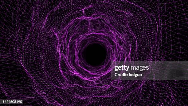 time tunnel concept map - black hole stock pictures, royalty-free photos & images