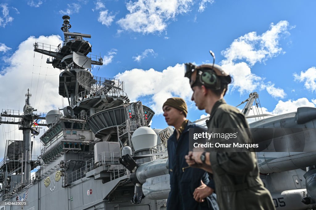Tour Of Newly Docked US Warships At Poland's Northern Port