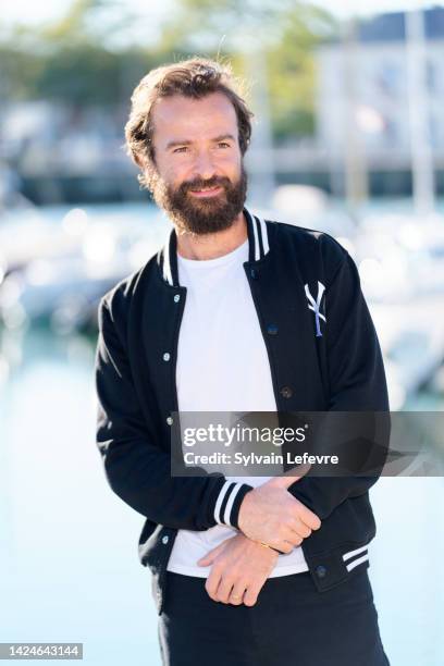 Amaury de Crayencour attends the "Cuisine interne" photocall during the La Rochelle Fiction Festival - Day Five on September 17, 2022 in La Rochelle,...