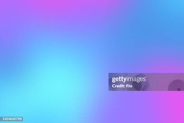 modern pink blue gradient blend background - cloud transformation stock illustrations
