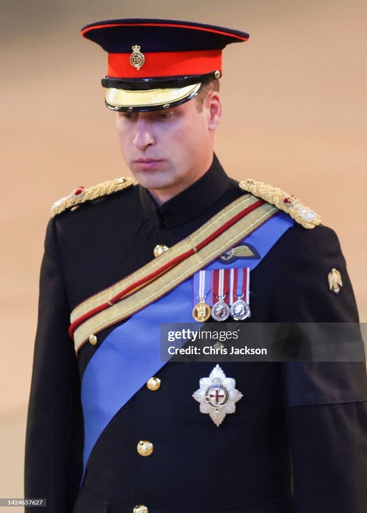 Queen Elizabeth II's Grandchildren Mount Vigil At Westminster Hall