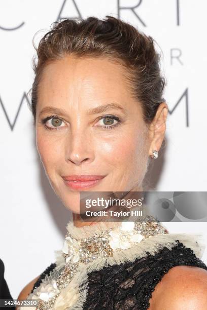 Christy Turlington Burns attends the Kering Foundation's Caring for Women Dinner at The Pool on Park Avenue on September 15, 2022 in New York City.