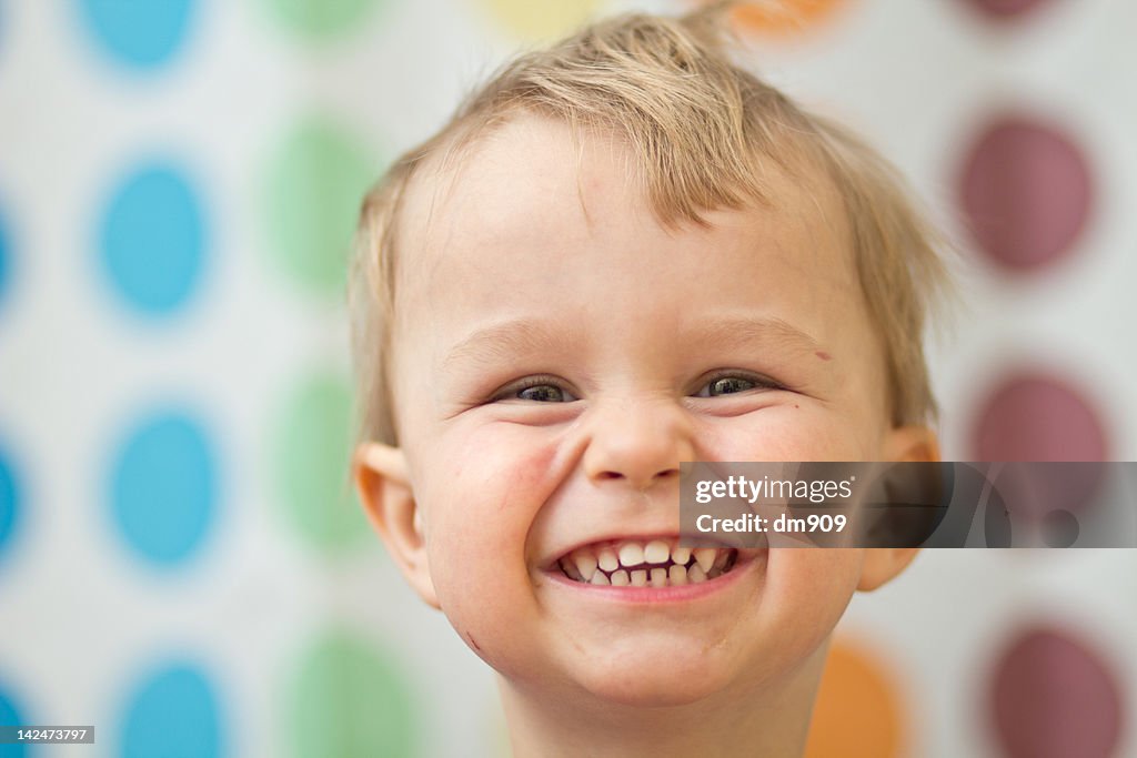 Portrait of happy boy