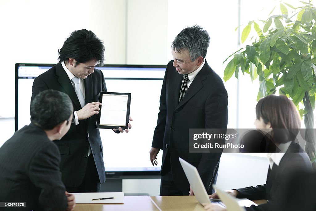 Business people having meeting in the office