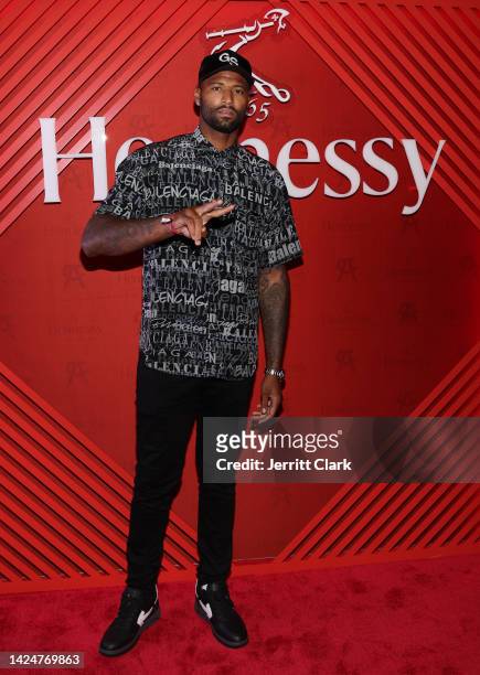 Demarcus Cousins attends Canelo vs. GGG Hennessy V.S.O.P cocktail party at Hyde Lounge in T-Mobile Arena on September 17, 2022 in Las Vegas, Nevada.